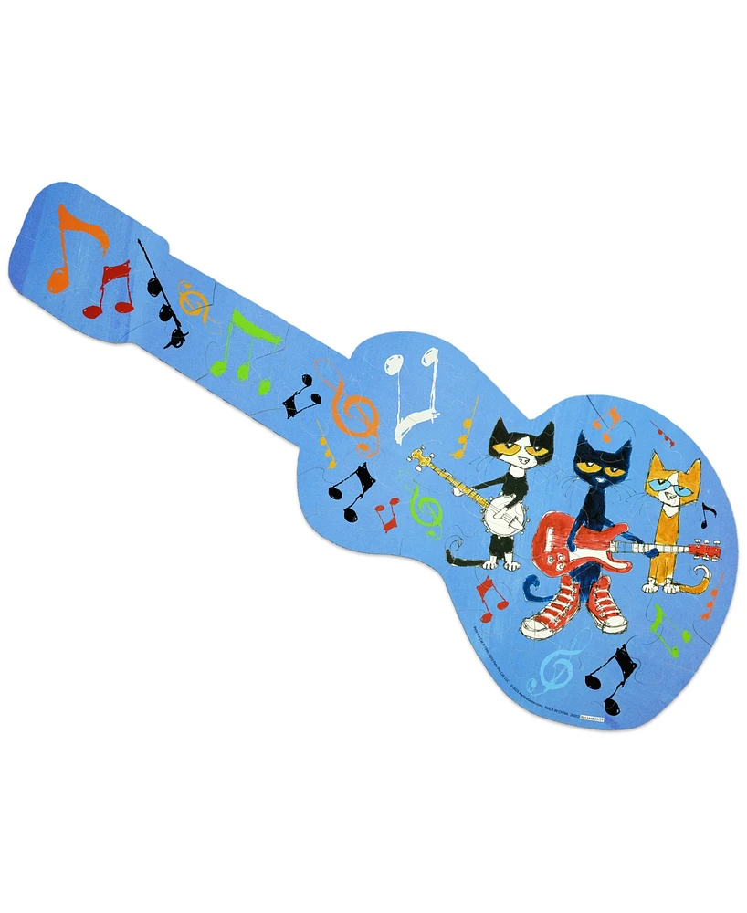 Areyougame Pete The Cat 2-Sided Floor Puzzle Suitcase, 36 Pieces