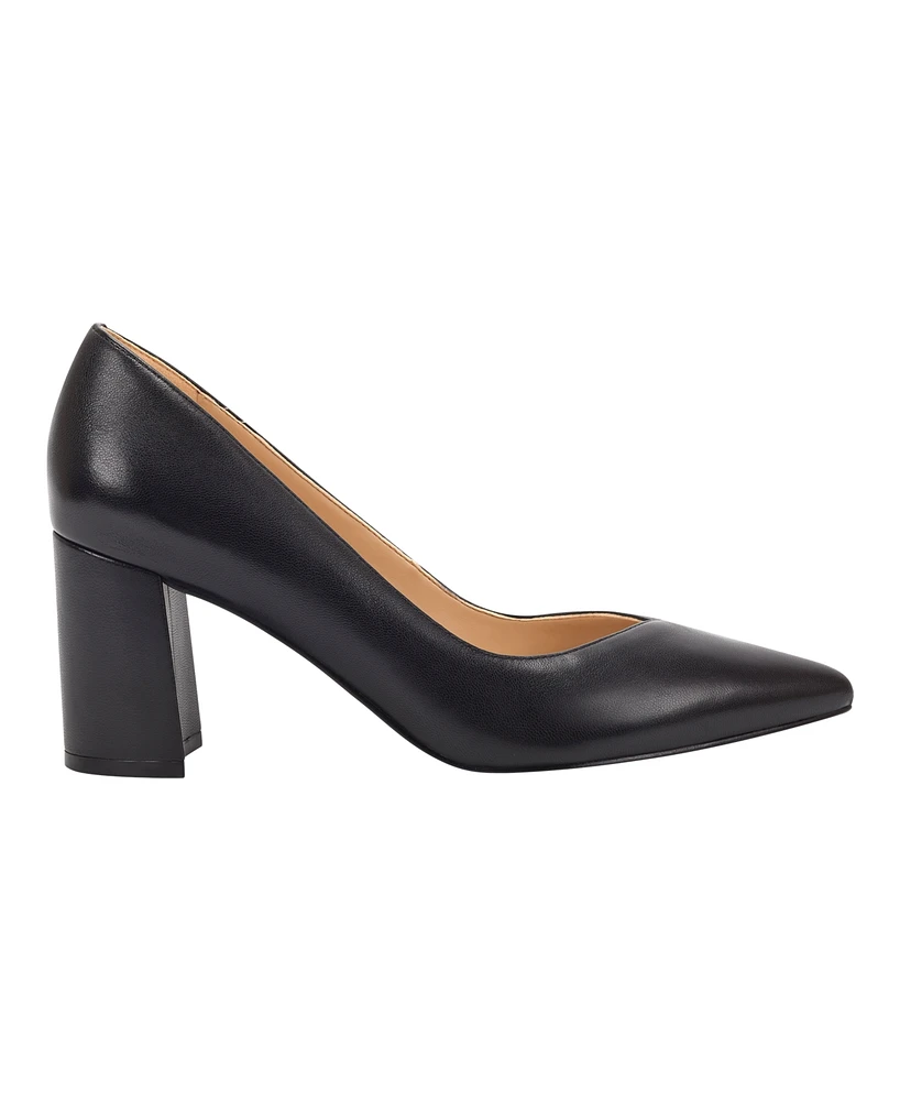 Marc Fisher Women's Caitlin Slip-On Block Heel Pumps