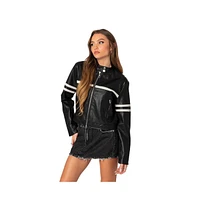Edikted Women's Rockstar Oversized Jacket