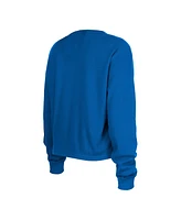 Women's New Era Royal Los Angeles Rams Thermal Crop Long Sleeve T-shirt