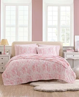 Betsey Johnson Butterfly Ombre 3 Piece Quilt Set