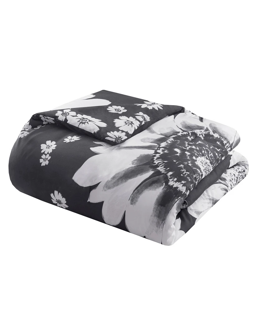 Intelligent Design Maude Floral Reversible 3 Piece Comforter Set, Full/Queen