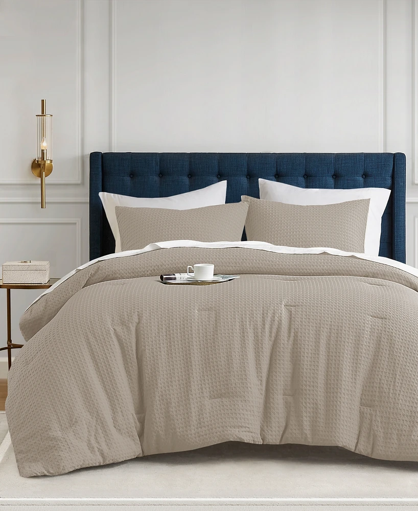 510 Design Mina Waffle Textured 2-Pc. Comforter Set, Twin/Twin Xl