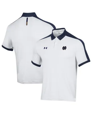 Men's Under Armour White Notre Dame Fighting Irish Trophy Polo Shirt