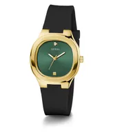 Guess Women's Analog Black Silicone Watch 32mm