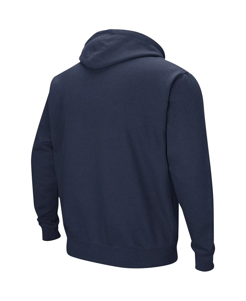 Men's Colosseum Navy Arizona Wildcats Double Arch Pullover Hoodie