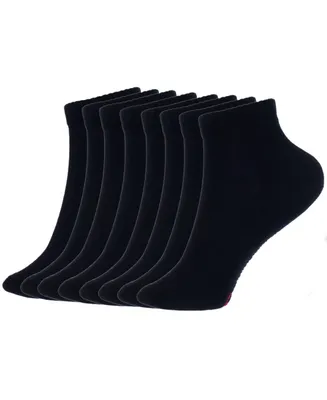 Alpine Swiss Men's Ankle Socks 8 Pack Cotton Athletic Performance for Men Moisture-Wicking Cushioned Quarter Length Reinforced Heel & Toe