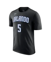 Men's Nike Paolo Banchero Black Orlando Magic Icon 2022/23 Name and Number T-shirt