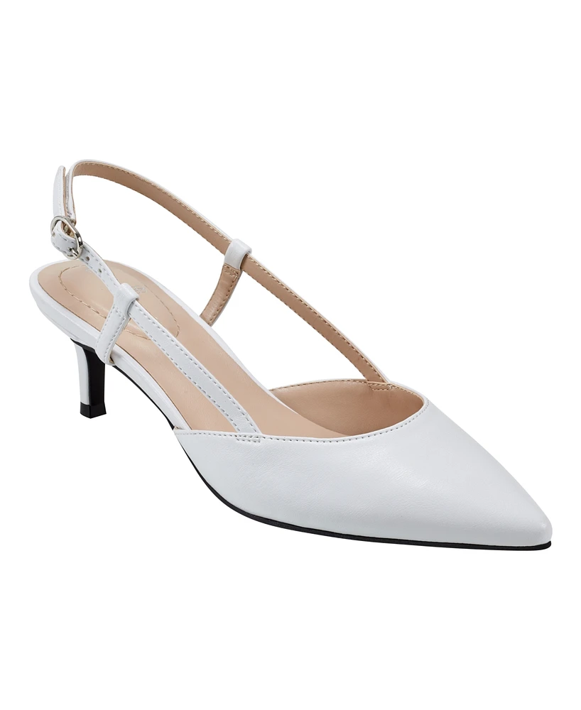 Bandolino Women's Movito Slingback Kitten Heel Pumps