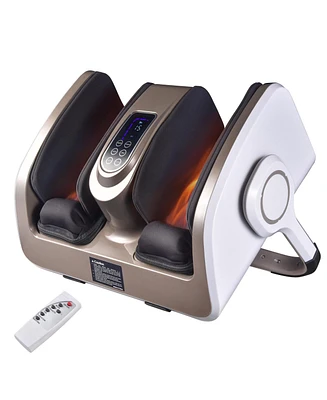 Electric Foot Massage Machine 360° Adjustable with Heat Shiatsu Roller Vibration