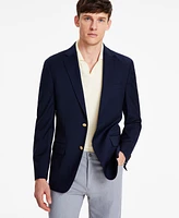 Tommy Hilfiger Men's Modern-Fit Solid Navy Blazer