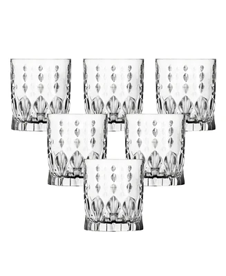 Lorren Home Trends Marilyn Set of 6 Double Old Fashion (Dof)