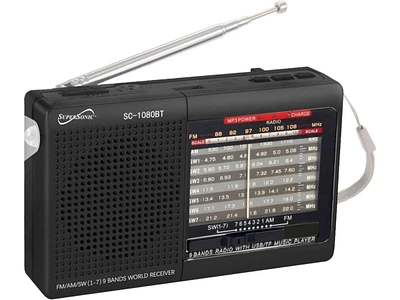 Supersonic Portable Am/Fm Radio - Black
