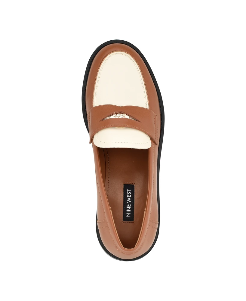 Nine West Women's Seeme Slip-On Round Toe Casual Loafers