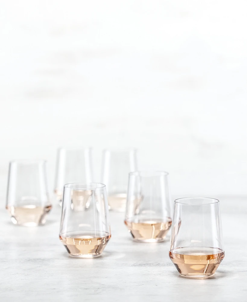 Sole Outdoor Stemless Wine Glasses, 19oz
