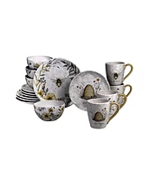 Certified International Bee Sweet 4-Pc. Mugs asst.