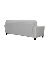 Bergen 88" Genuine Leather Square Arm Sofa