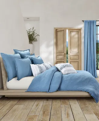 White Sand South Seas Cotton Duvet Cover, Full/Queen
