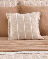 White Sand Playa Square Decorative Pillow Cover, 20" x 20"