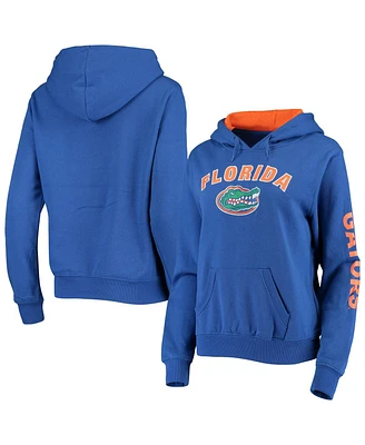Women's Colosseum Royal Florida Gators Loud and Proud Pullover Hoodie