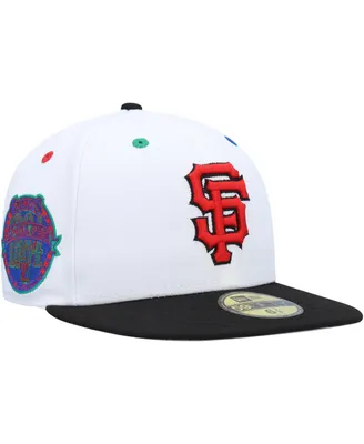 Men's New Era White, Black San Francisco Giants 1984 Mlb All-Star Game Primary Eye 59FIFTY Fitted Hat