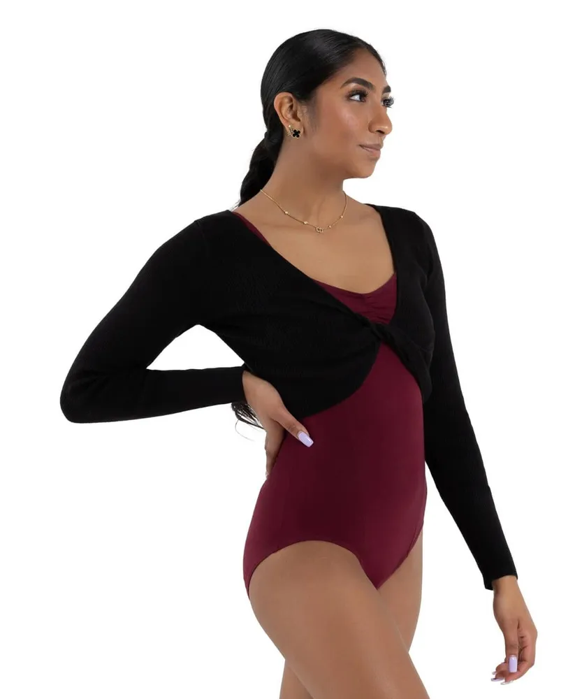 Capezio Women's Shrug with Faux Knot