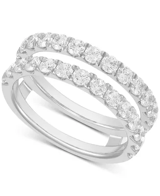 Grown With Love Igi Certified Lab Diamond (1-1/2 ct. t.w.) Enhancer Ring 14k White or Yellow Gold