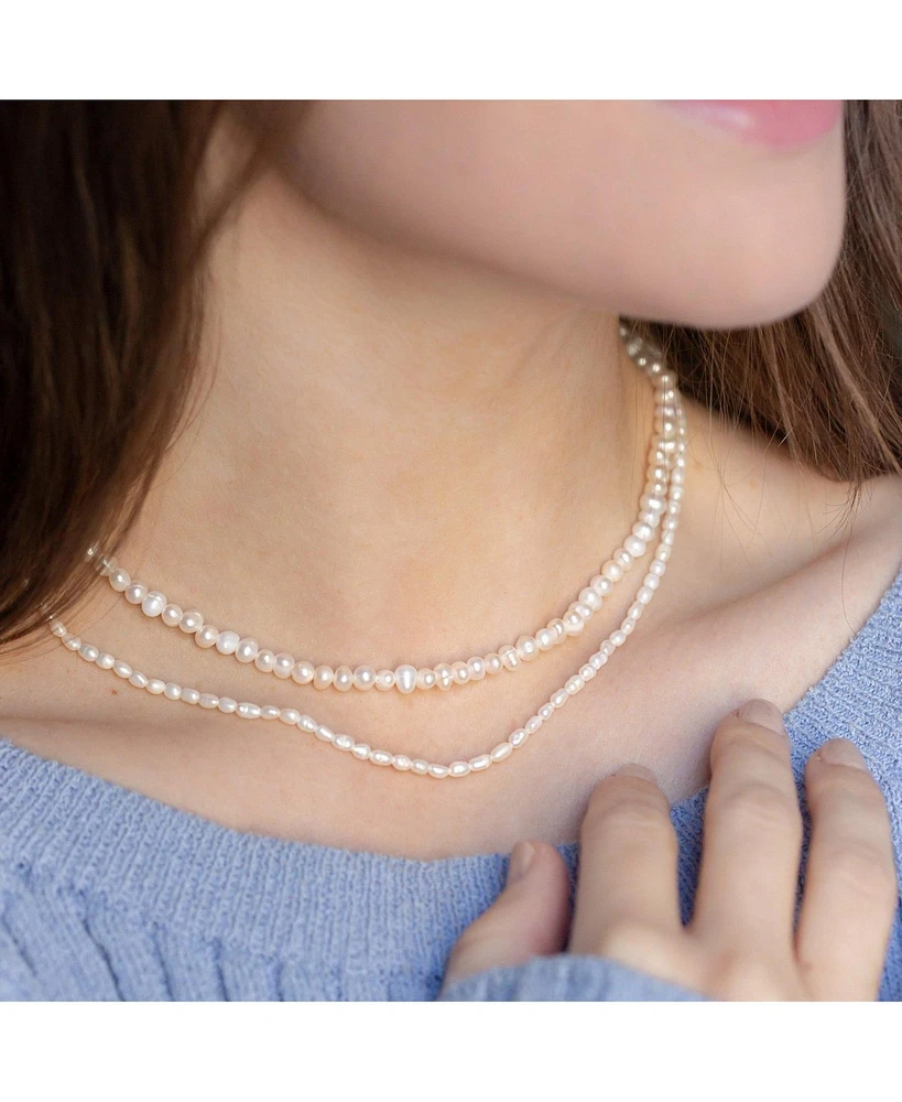 Linda Basic Cultured Pearl Necklace