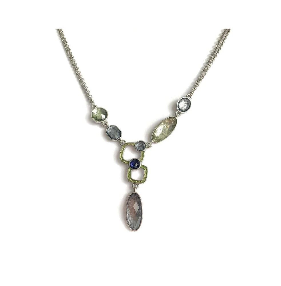 Kristin Statement Necklace With Colorful Crystal
