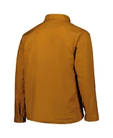 Men's Dunbrooke Tan Los Angeles Chargers Journey Workwear Tri-Blend Full-Zip Jacket