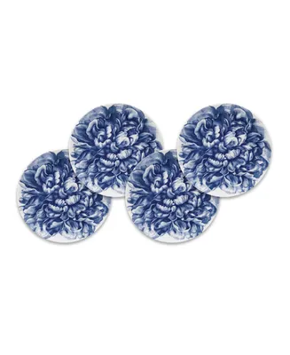 Caskata Peony Canape Plate, Set of 4