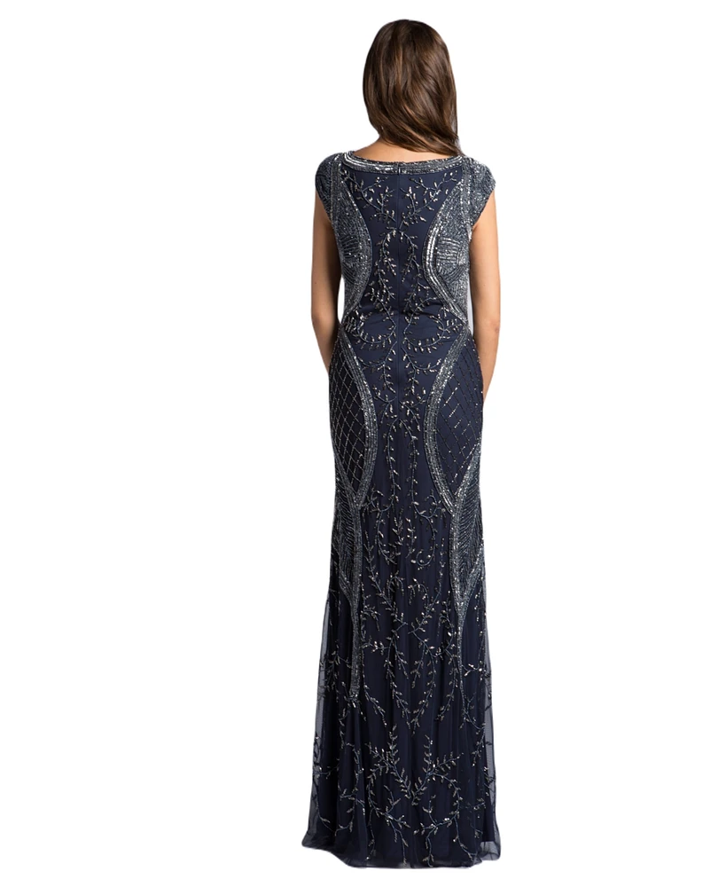 Lara Women's Cape Sleeve Modestly Covered Dress