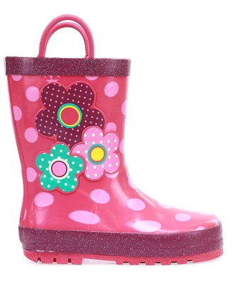 Western Chief Little Girls Flower Cutie Rain Boot
