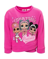 L.o.l. Surprise! Little Girls French Terry Sweatshirt and Leggings Outfit Set
