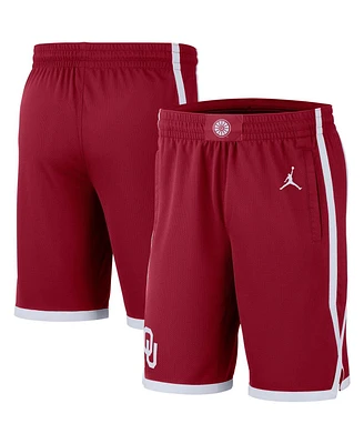 Men's Jordan Crimson Oklahoma Sooners Replica Team Basketball Shorts