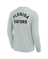 Men's and Women's Fanatics Signature Gray Florida Gators Super Soft Long Sleeve T-shirt