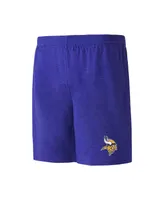 Men's Concepts Sport Purple, Gold Minnesota Vikings Meter T-shirt and Shorts Sleep Set