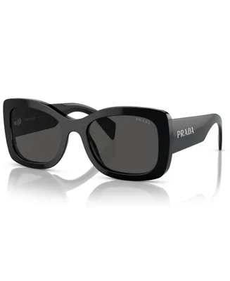 Prada Lettering Oval Women's Sunglasses, Pr A08S