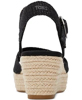 Toms Women's Audrey Espadrille Wedge Platform Sandals