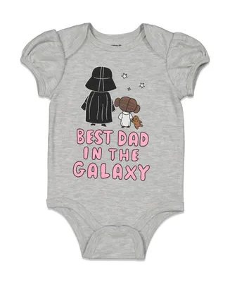Star Wars Baby Girls Darth Vader Short Sleeve Bodysuit