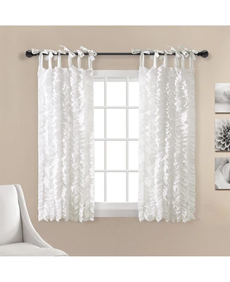 Sophia Ruffle Window Curtain Panels