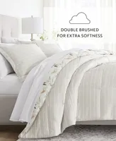 ienjoy Home Foliage Stripe 2-Piece Comforter Set, Twin/Twin Xl