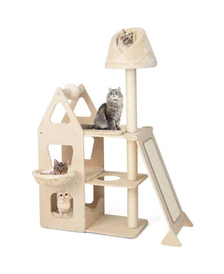 Multi-Level Cat Tree with Sisal Scratching Post