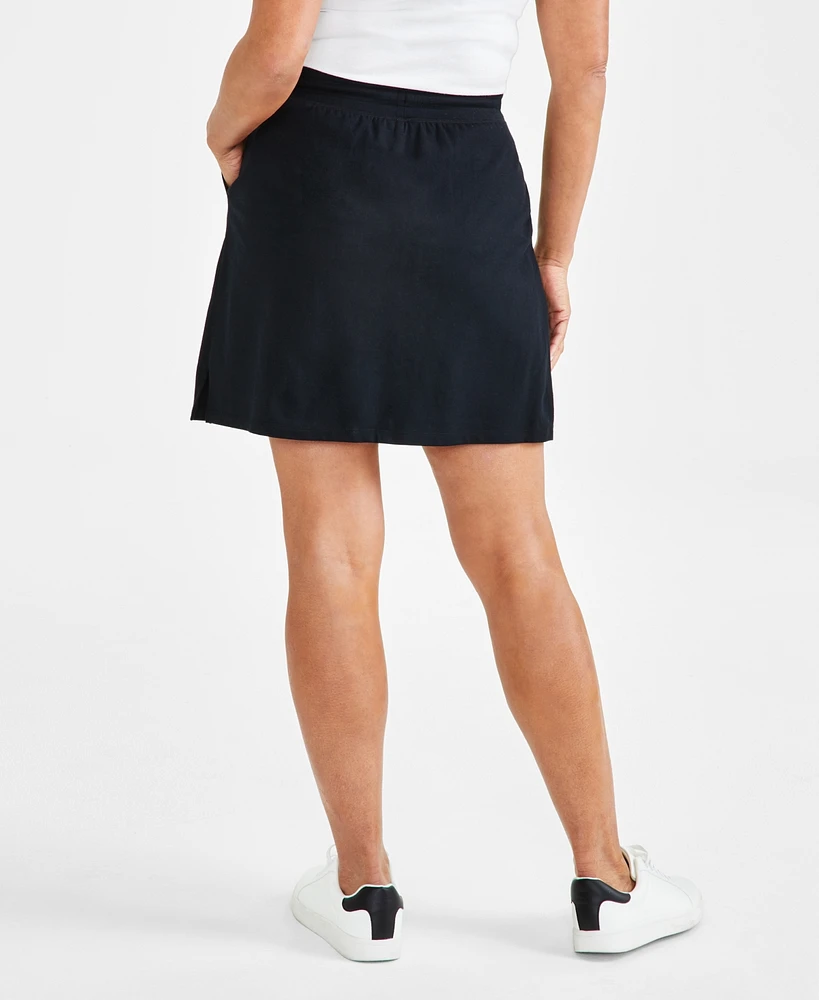 Style & Co Women's Jersey Skort, Regular Petite, Created for Macy's