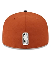 Men's New Era Rust, Black Portland Trail Blazers Two-Tone 59FIFTY Fitted Hat