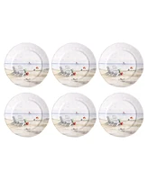 Abode Homewares By the Shore Dinner Plates, Set of 6
