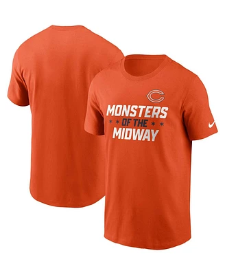 Men's Nike Orange Chicago Bears Local Essential T-shirt