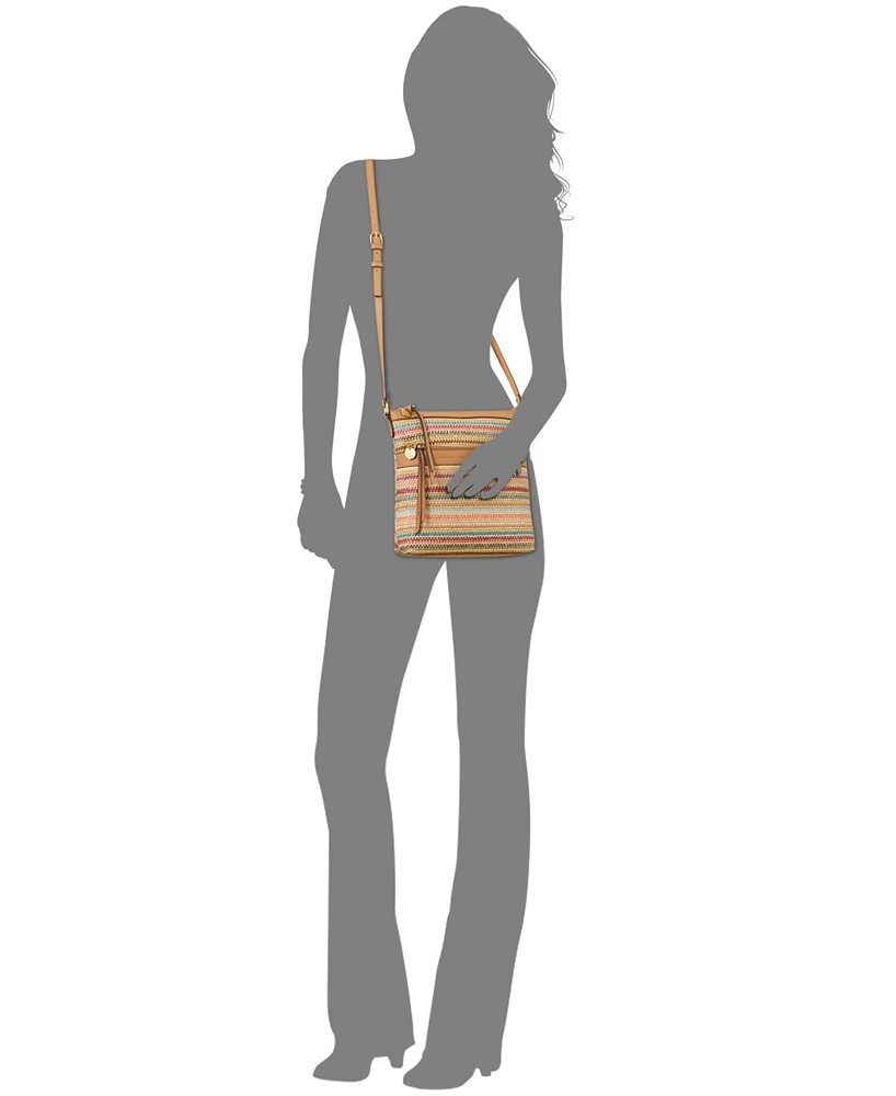 Style & Co Straw North South Crossbody Bag, Exclusively at Macy's