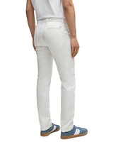 Boss by Hugo Boss Men's Stretch-Cotton Satin Slim-Fit Chinos