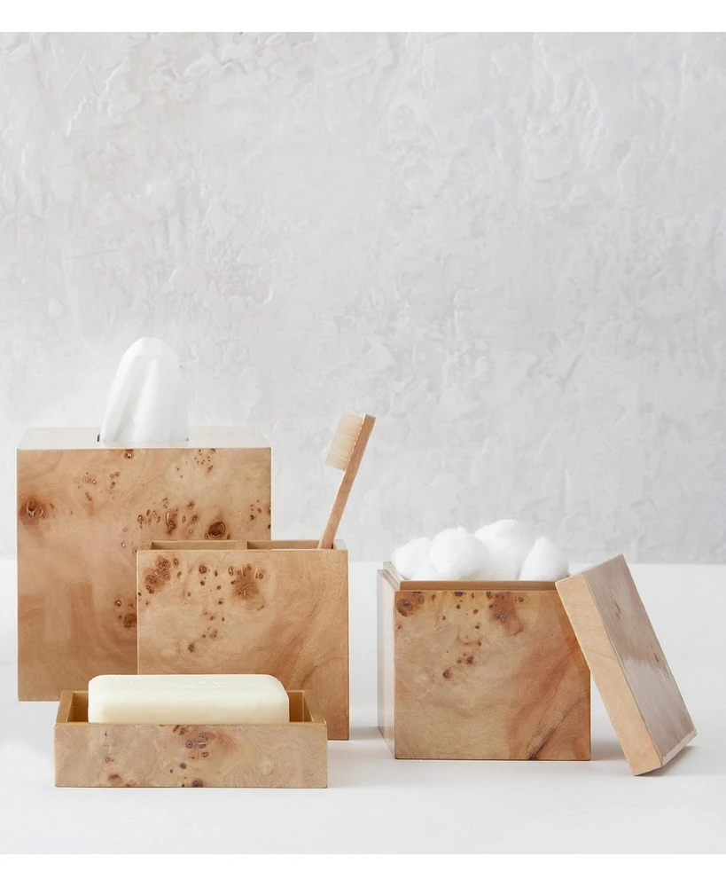 Cassadecor Petra Burl Wood Soap/Lotion Dispenser